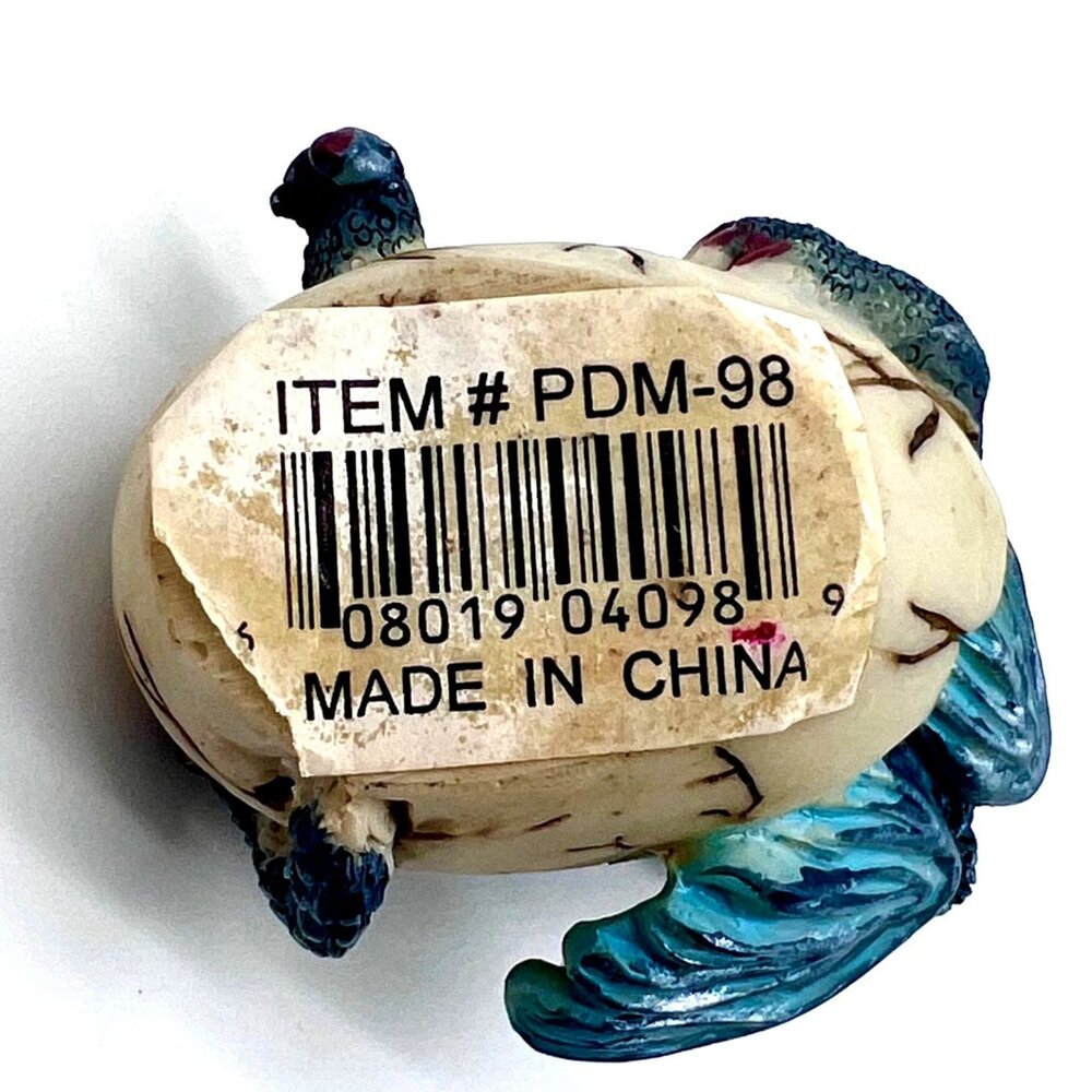 Dragon Hatchling Egg Figurine Fantasy Decor Collectible Miniature Blue Green - Picture 3 of 7